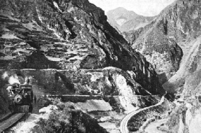 HE CACRAY ZIGZAG on the Central Railway of Peru