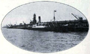 NORTH EASTERN RAILWAY STEAMER PREPARING TO LEAVE FOR ROTTERDAM RIVERSIDE QUAY, HULL.