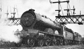 THE EDINBURGH EXPRESS leaving Aberdeen