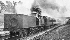 The Beyer Peacock Ljungström locomotive on the Midland main line