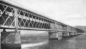 An important railway bridge which carries a section of the main lines of the Portuguese Railways near the town of Vianna do Castello