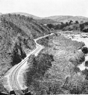 a section of the railway in Nyasaland