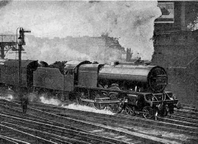 The Royal Scot leaving Euston