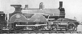 An express locomotive of 1892 designed by W Adams