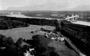 View of the Menai Straits from the Anglesey side