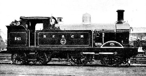 Tank engine for suburban traffic, South Eastern & Chatham Railway