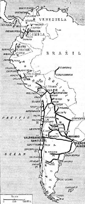 THE RAILWAYS OF SOUTH AMERICA