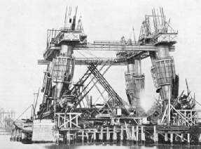 The rising columns of the Queensferry cantilever