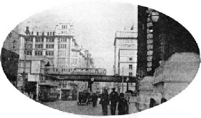 STEEL FRAMEWORK of the Liverpool Overhead Railway