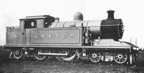 A powerful 10-wheel tank engine, London Brighton & South Coast Railway