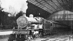 The "Yorkshireman" leaving St Pancras Station