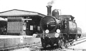 A veteran loco at Brading, Isle of Wight