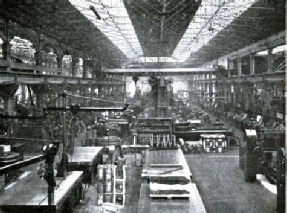 Machine Shop at the Gateshead Works, North Eastern Railway