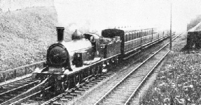 AN OLD NORTH BRITISH TRAIN, assisted by an endless rope, climbing the Cowlairs