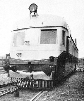 AN ARMSTRONG WHITWORTH RAIL-CAR in service on the Buenos Ayres Western Railway