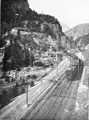 “OVERHEAD” ELECTRIFICATION ON THE ST. GOTTHARD RAILWAY