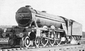 A MODERN LNER LOCOMOTIVE