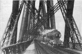 The Aberdonian on the Forth Bridge