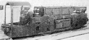 Battery driven locomotive on the Post Office Railway