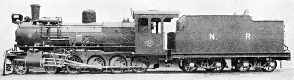 4-8-0 LOCOMOTIVE built by the North British Locomotive Co for the Nyasaland Railways