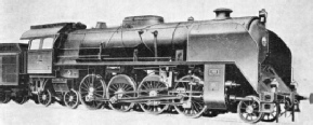 2-8-4 EXPRESS LOCOMOTIVE for heavy traffic work on the Czechoslovak State Railways