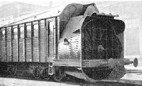 ROTARY SNOW-PLOUGH in use on the State lines of Yugoslavia