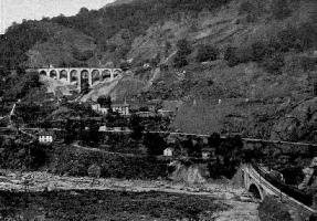 The St. Gotthard Line near Giornico (Swiss Federal Railways)