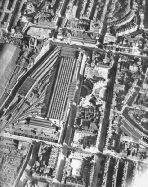 Kings Cross and St Pancras from the air