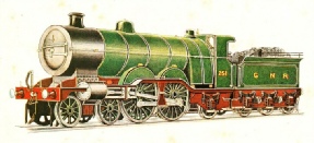 GREAT NORTHERN RAILWAY EXPRESS PASSENGER LOCOMOTIVE, No. 251