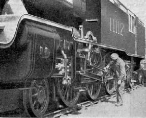 LMS 4-6-4 Baltic Tank No. 11112 on view in the sidings at the Railway Centenary Exhibition