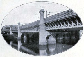 THE CALEDONIAN BRIDGE OVER THE CLYDE AT GLASGOW