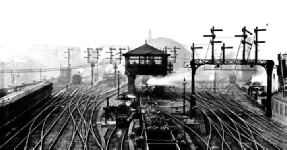 Approach to the terminus at London Bridge, London Brighton & South Coast Railway