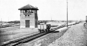 THE CONTROL TOWER at Whitemoor down yard