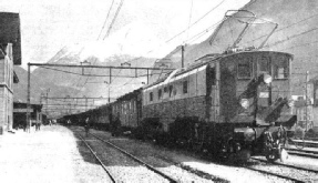 AT ERSTFELD STATION on the St. Gothard main line