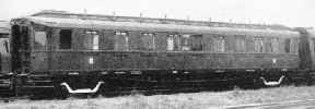 A steel carriage of the Polish State Railways