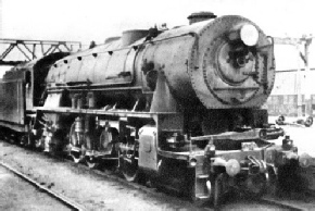 Mountain type freight locomotive on a New South Wales Government Railways train