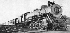 FOR 1,765 MILES CONTINUOUSLY 4-8-2 Engine No. 2517 hauled this “Silk Special” over the main line of the Great Northern Railroad from Seattle to St. Paul, in fifty hours