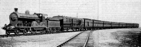 Great Northern Railway (Ireland) 4-4-0 locomotive No. 172, Slieve Donard, at the head of the Belfast-Dublin Limited Mail Express