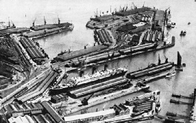 the Southern Railway’s docks at Southampton