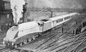 The "Silver Jubilee" leaving King's Cross