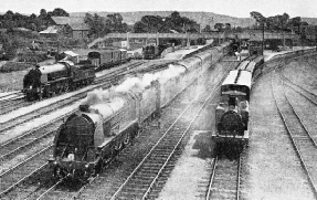 The "Atlantic Coast Express" passing through Seaton Junction