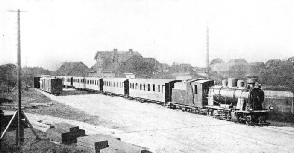 A WOOD-BURNING LOCOMOTIVE at Aluksne, an historic Latvian town