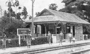 SAN SEN STATION, a typical country platform In Siam