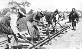 AT WORK ON THE BENGUELA RAILWAY