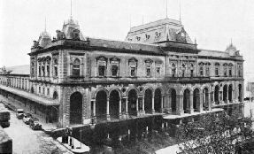 THE CENTRAL STATION AT MONTEVIDEO, owned by the Central Uruguay Railway