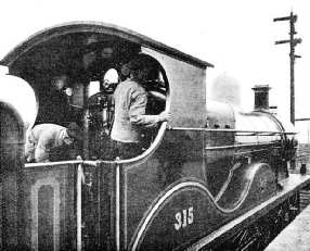 Driver’s Cab of No. 315 South Eastern & Chatham Railway