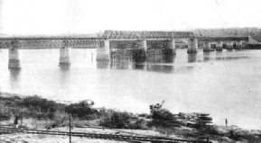 THE BENUE BRIDGE carries the Nigerian Government lines across the Benue River