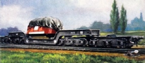 120 TON CROCODILE WAGON of the Great Western Railway