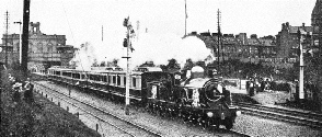 THE ROYAL SPECIAL that carried Queen Victoria from Windsor to London for the 1897 Jubilee.